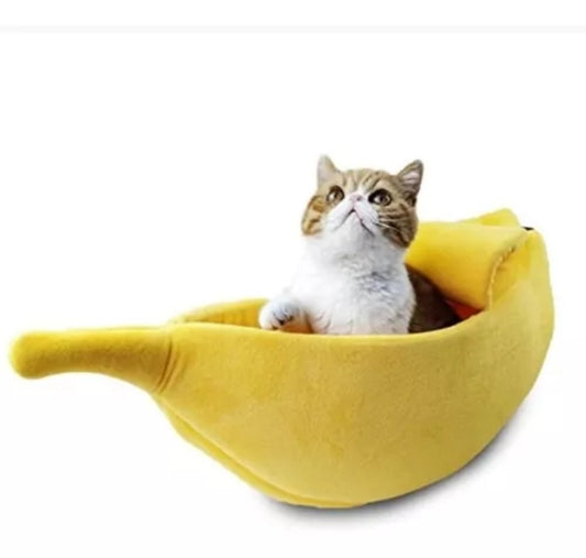 Cama para mascotas banano Talla M l Mediana™