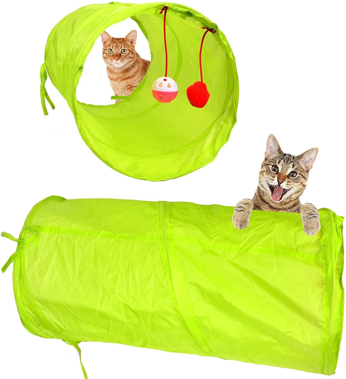 Túnel Interactivo Plegable Para Gatos™