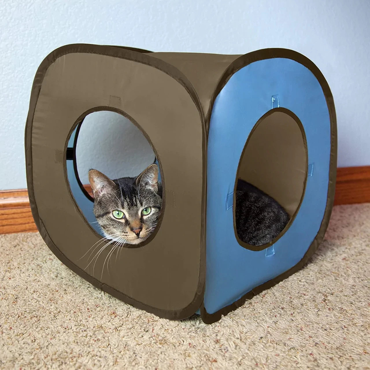 Casa Gatos Cubo Plegable™